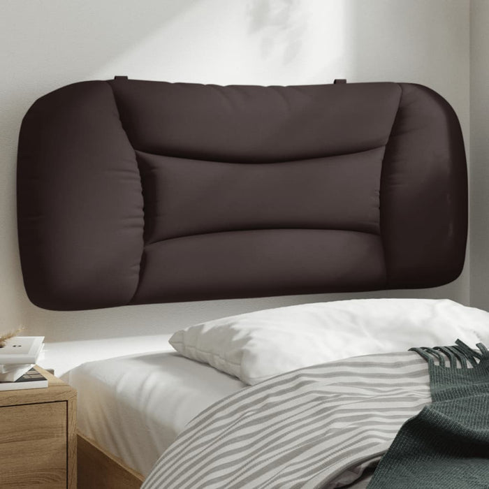 Pernă pentru tăblie de pat Hvar maro închis, 90 cm, material textil WALTI