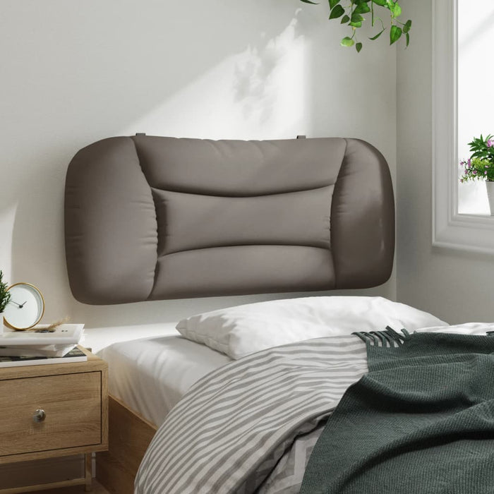 Pernă pentru tăblie de pat, Hvar, gri taupe, 90 cm, material textil WALTI
