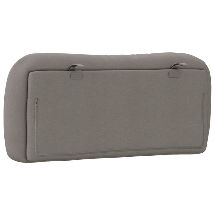Pernă pentru tăblie de pat, Hvar, gri taupe, 90 cm, material textil WALTI