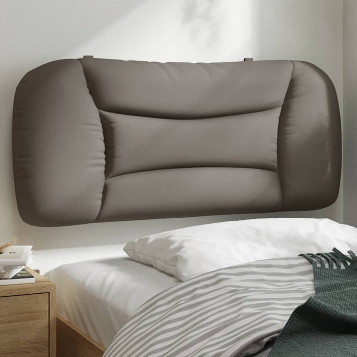 Pernă pentru tăblie de pat, Hvar, gri taupe, 90 cm, material textil WALTI