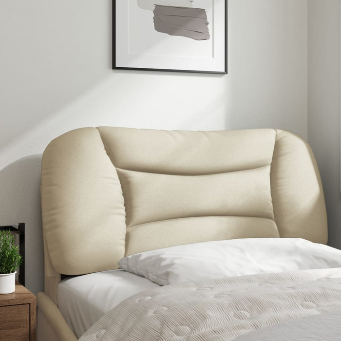 Pernă pentru tăblie de pat, Hvar, crem, 90 cm, material textil WALTI