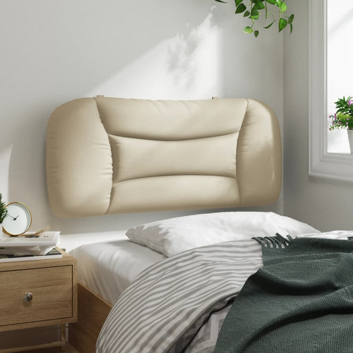 Pernă pentru tăblie de pat, Hvar, crem, 90 cm, material textil WALTI