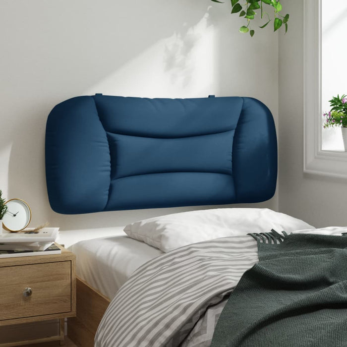 Pernă pentru tăblie de pat, Hvar, albastru, 90 cm, material textil WALTI