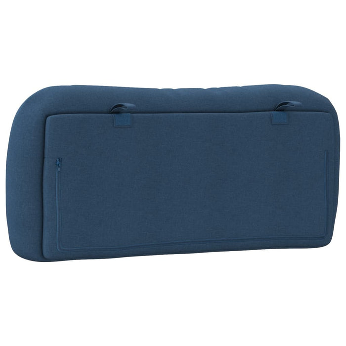 Pernă pentru tăblie de pat, Hvar, albastru, 90 cm, material textil WALTI