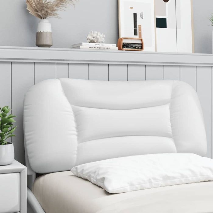 Pernă pentru tăblie pat, Hvar, alb, 90 cm, piele artificială WALTI