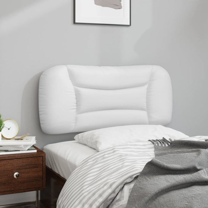Pernă pentru tăblie pat, Hvar, alb, 90 cm, piele artificială WALTI