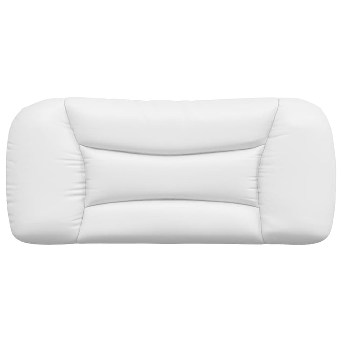 Pernă pentru tăblie pat, Hvar, alb, 90 cm, piele artificială WALTI