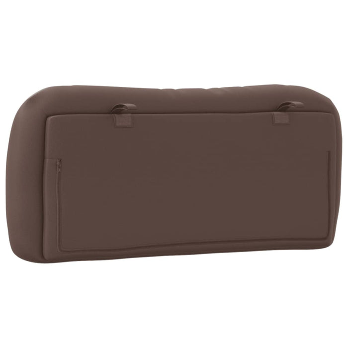 Pernă pentru tăblie pat, Hvar, maro, 90 cm, piele artificială WALTI