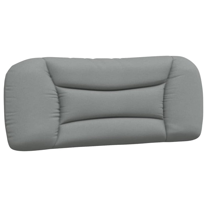 Pernă tăblie de pat, Hvar, gri deschis, 100 cm, material textil WALTI