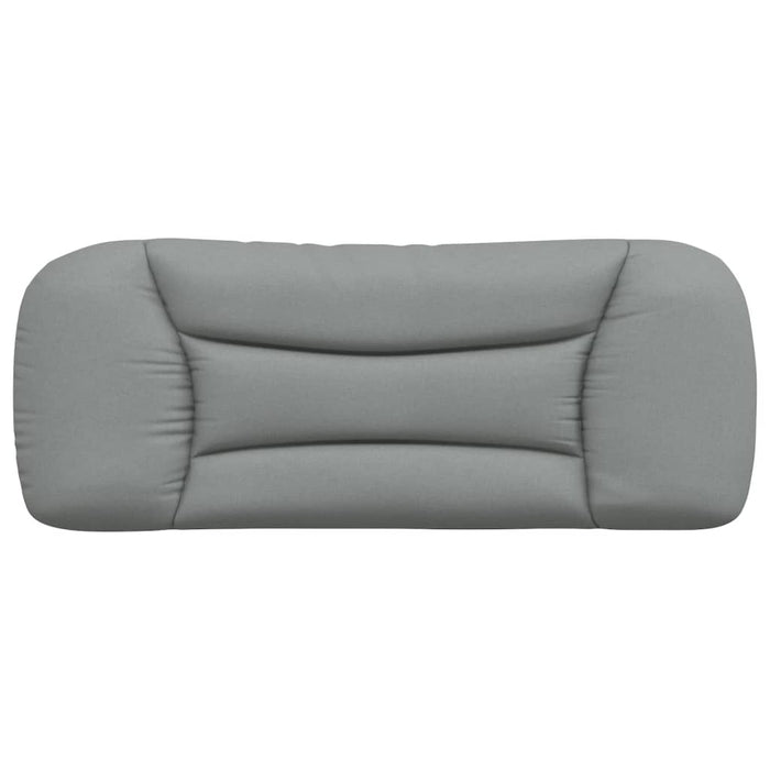 Pernă tăblie de pat, Hvar, gri deschis, 100 cm, material textil WALTI