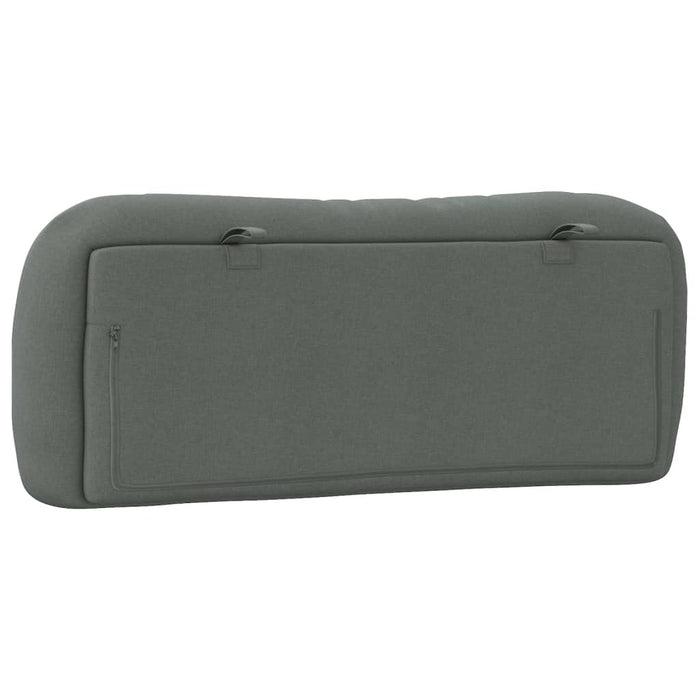 Pernă pentru tăblie de pat, Hvar, gri închis, 100 cm, material textil WALTI