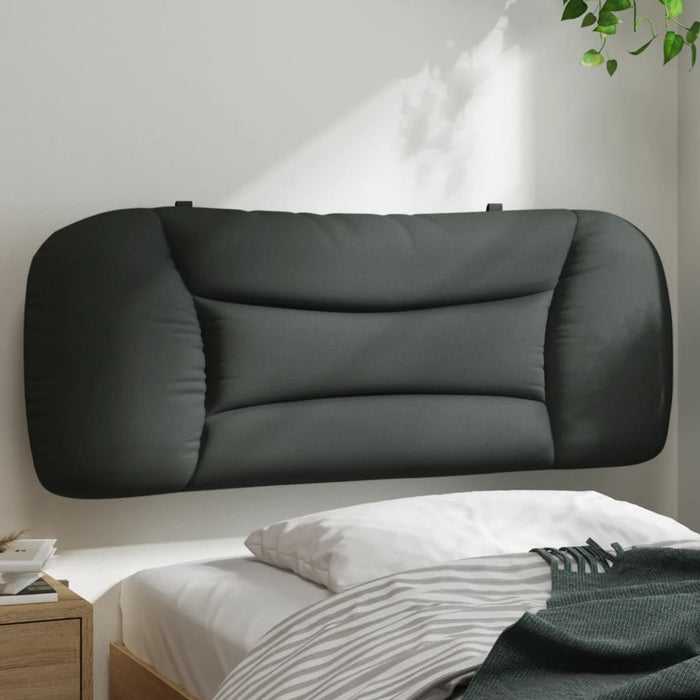 Pernă pentru tăblie de pat, Hvar, gri închis, 100 cm, material textil WALTI
