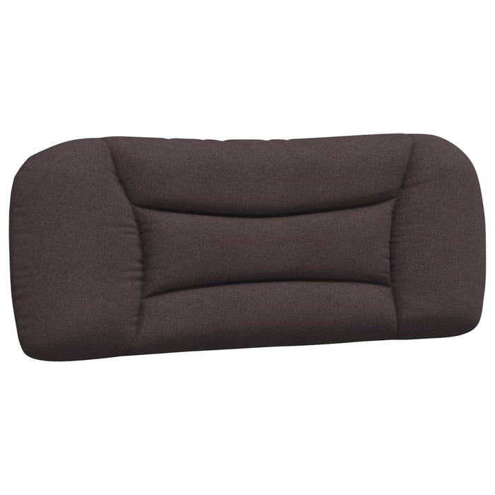 Pernă pentru tăblie de pat Hvar maro închis, 100 cm, material textil WALTI
