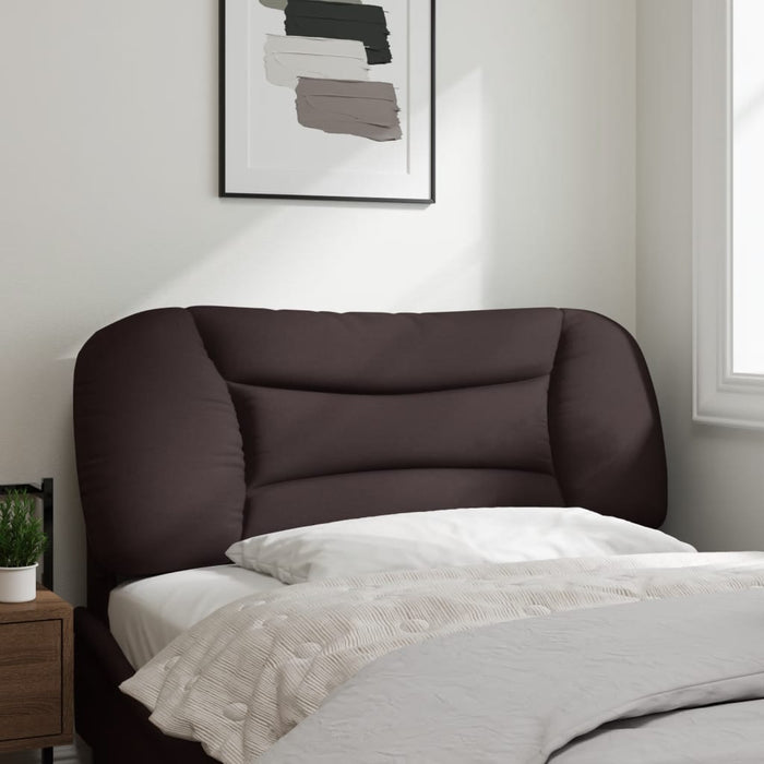 Pernă pentru tăblie de pat Hvar maro închis, 100 cm, material textil WALTI
