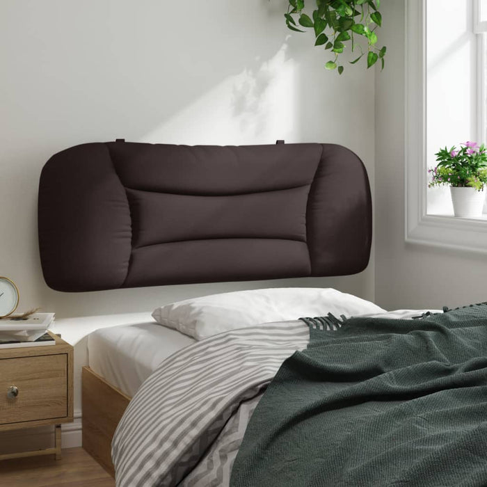Pernă pentru tăblie de pat Hvar maro închis, 100 cm, material textil WALTI