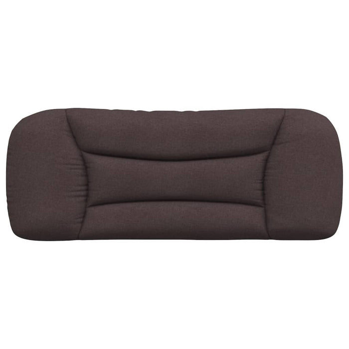 Pernă pentru tăblie de pat Hvar maro închis, 100 cm, material textil WALTI
