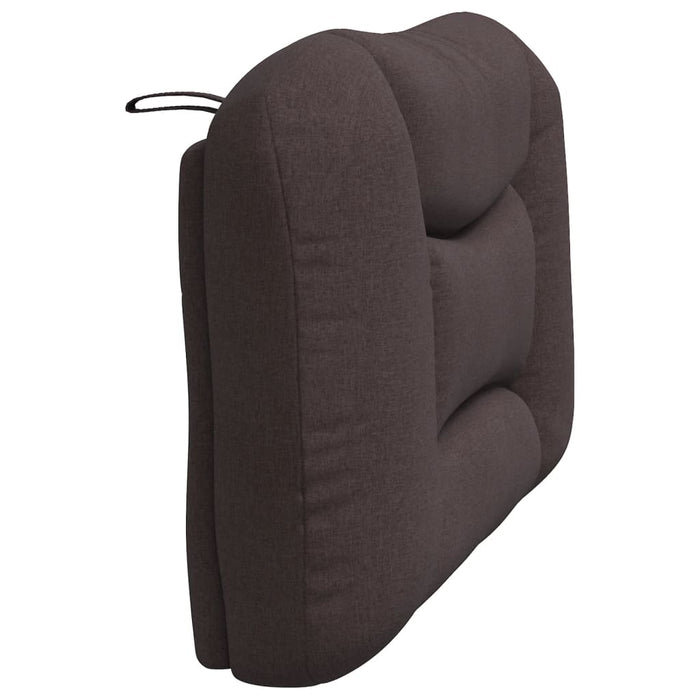 Pernă pentru tăblie de pat Hvar maro închis, 100 cm, material textil WALTI