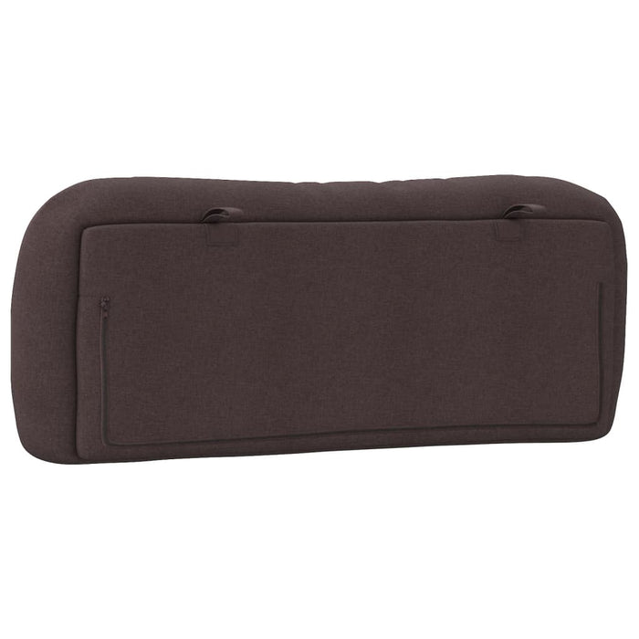 Pernă pentru tăblie de pat Hvar maro închis, 100 cm, material textil WALTI
