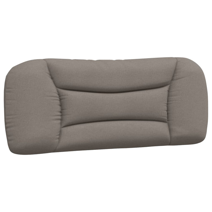 Pernă pentru tăblie de pat, Hvar, gri taupe, 100 cm, material textil WALTI
