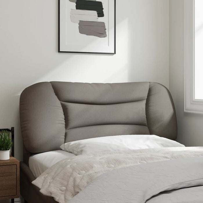 Pernă pentru tăblie de pat, Hvar, gri taupe, 100 cm, material textil WALTI