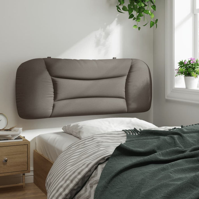 Pernă pentru tăblie de pat, Hvar, gri taupe, 100 cm, material textil WALTI