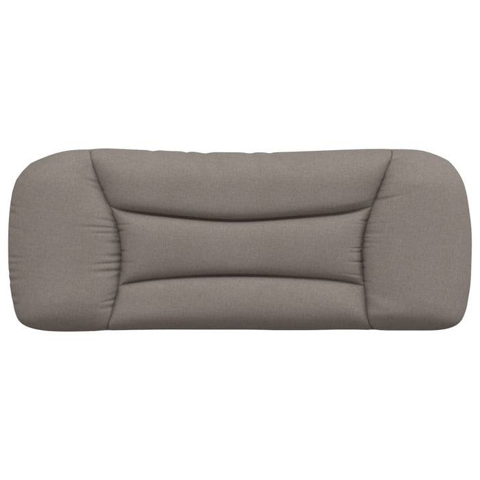 Pernă pentru tăblie de pat, Hvar, gri taupe, 100 cm, material textil WALTI