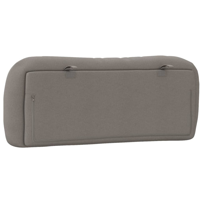 Pernă pentru tăblie de pat, Hvar, gri taupe, 100 cm, material textil WALTI