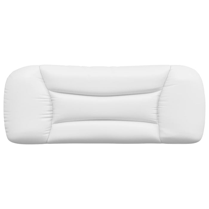 Pernă pentru tăblie pat, Hvar, alb, 100 cm, piele artificială WALTI