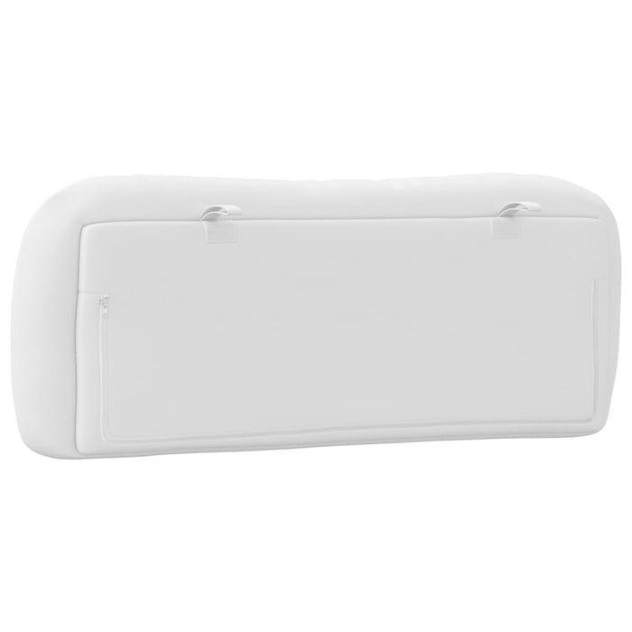 Pernă pentru tăblie pat, Hvar, alb, 100 cm, piele artificială WALTI