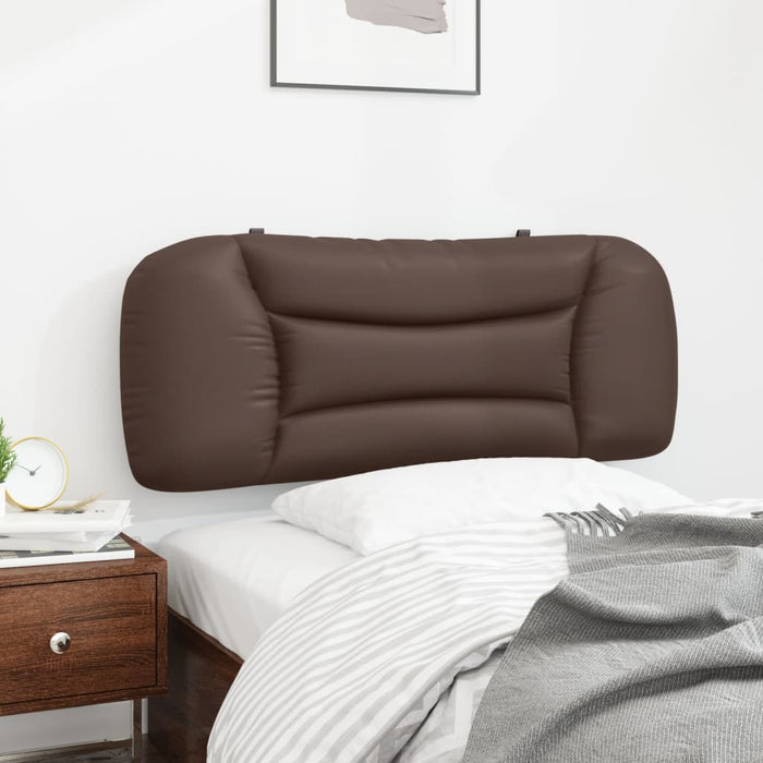 Pernă pentru tăblie pat, Hvar, maro, 100 cm, piele artificială WALTI