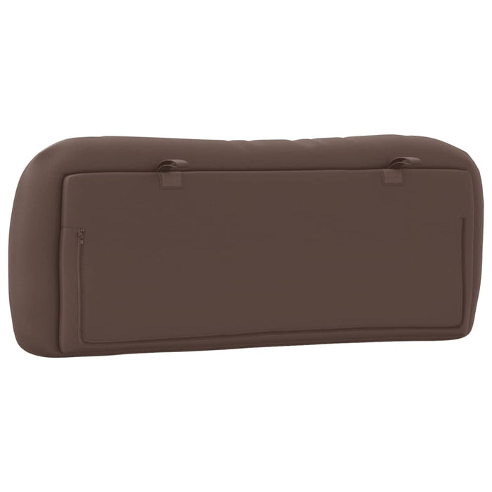 Pernă pentru tăblie pat, Hvar, maro, 100 cm, piele artificială WALTI
