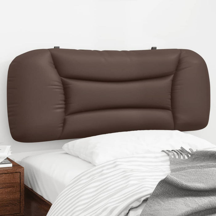 Pernă pentru tăblie pat, Hvar, maro, 100 cm, piele artificială WALTI