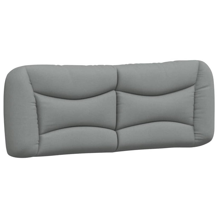 Pernă tăblie de pat, Hvar, gri deschis, 120 cm, material textil WALTI