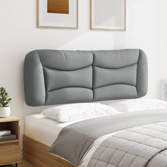 Pernă tăblie de pat, Hvar, gri deschis, 120 cm, material textil WALTI