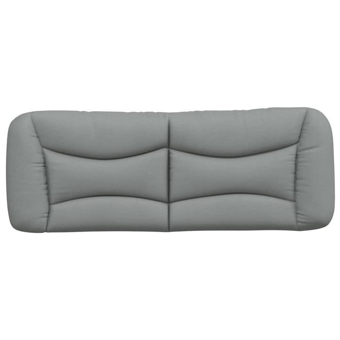 Pernă tăblie de pat, Hvar, gri deschis, 120 cm, material textil WALTI