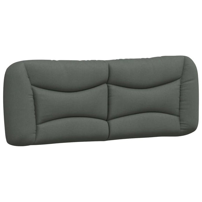 Pernă pentru tăblie de pat, Hvar, gri închis, 120 cm, material textil WALTI