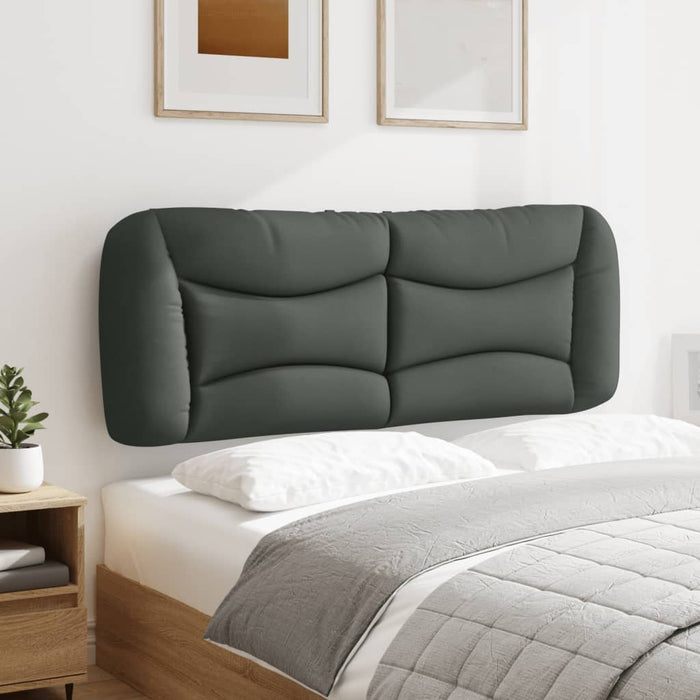 Pernă pentru tăblie de pat, Hvar, gri închis, 120 cm, material textil WALTI