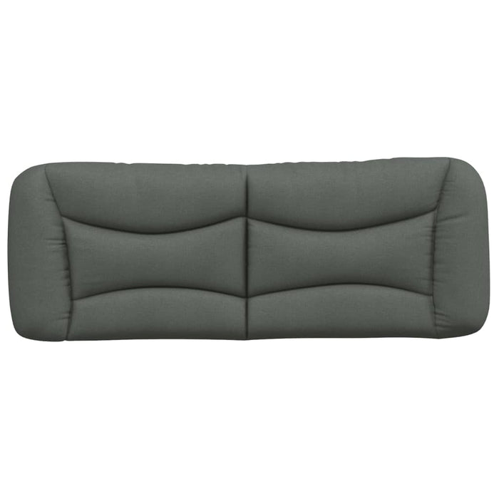 Pernă pentru tăblie de pat, Hvar, gri închis, 120 cm, material textil WALTI
