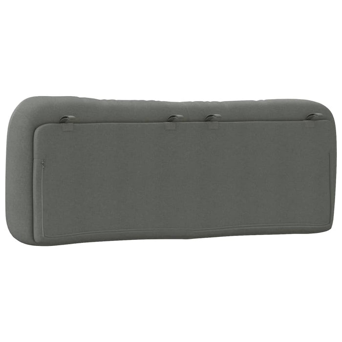 Pernă pentru tăblie de pat, Hvar, gri închis, 120 cm, material textil WALTI
