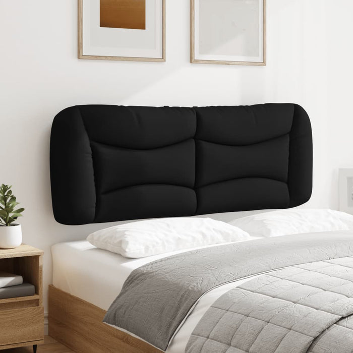 Pernă pentru tăblie de pat, Hvar, negru, 120 cm, material textil WALTI