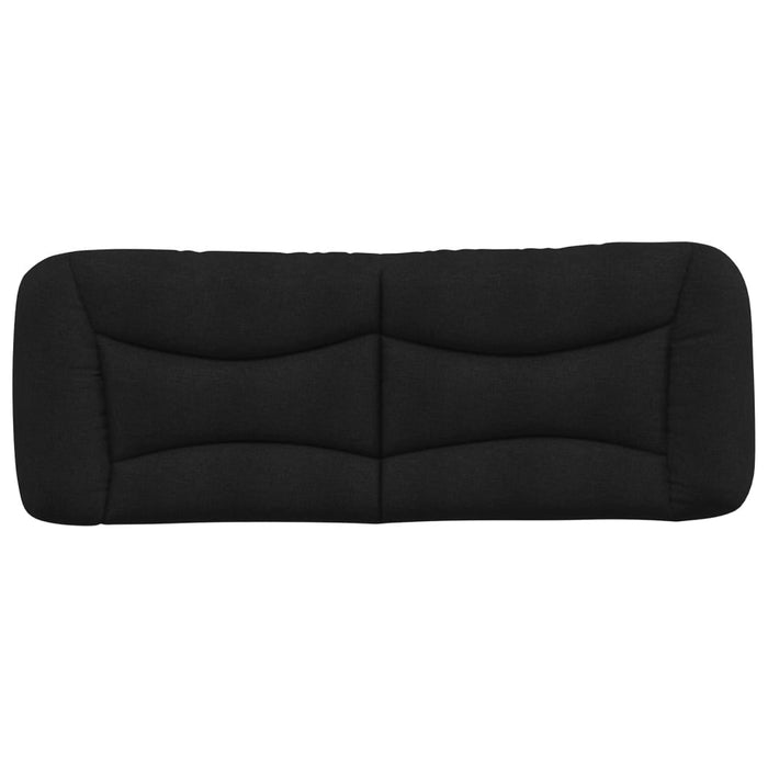 Pernă pentru tăblie de pat, Hvar, negru, 120 cm, material textil WALTI