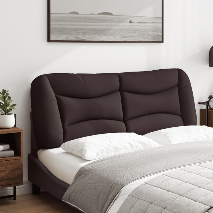 Pernă pentru tăblie de pat Hvar maro închis, 120 cm, material textil - WALTI WALTI