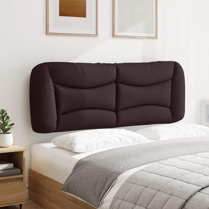 Pernă pentru tăblie de pat Hvar maro închis, 120 cm, material textil - WALTI WALTI