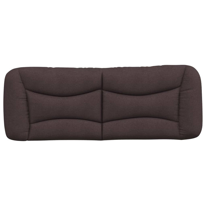 Pernă pentru tăblie de pat Hvar maro închis, 120 cm, material textil - WALTI WALTI