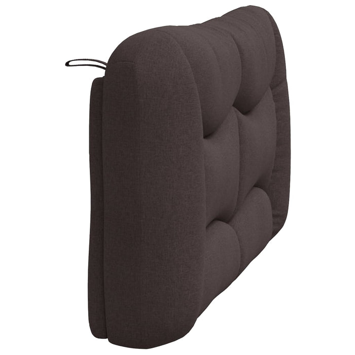 Pernă pentru tăblie de pat Hvar maro închis, 120 cm, material textil - WALTI WALTI