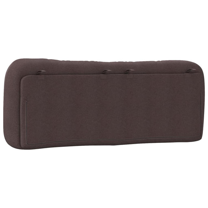 Pernă pentru tăblie de pat Hvar maro închis, 120 cm, material textil - WALTI WALTI