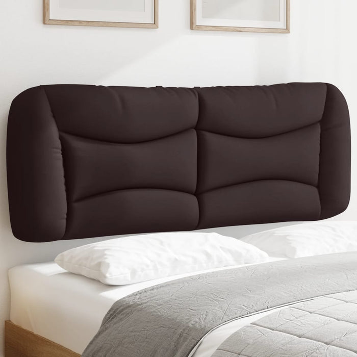 Pernă pentru tăblie de pat Hvar maro închis, 120 cm, material textil - WALTI WALTI