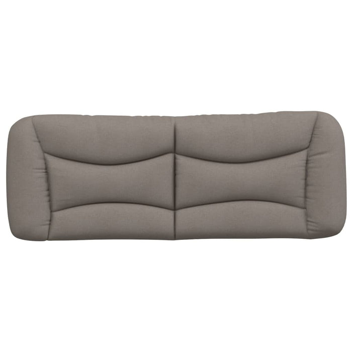 Pernă pentru tăblie de pat, Hvar, gri taupe, 120 cm, material textil WALTI