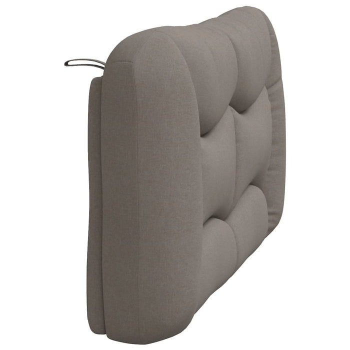 Pernă pentru tăblie de pat, Hvar, gri taupe, 120 cm, material textil WALTI