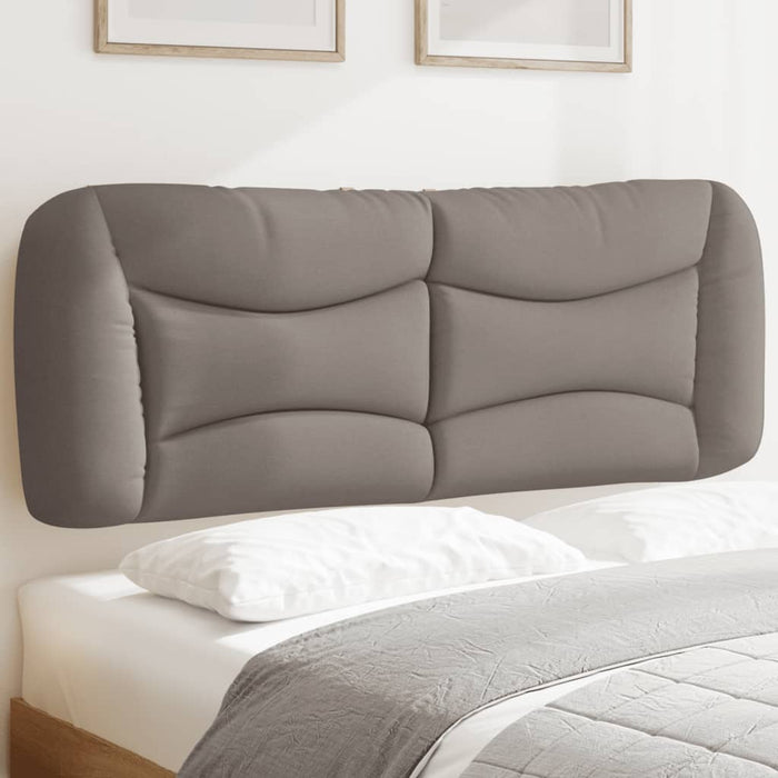 Pernă pentru tăblie de pat, Hvar, gri taupe, 120 cm, material textil WALTI
